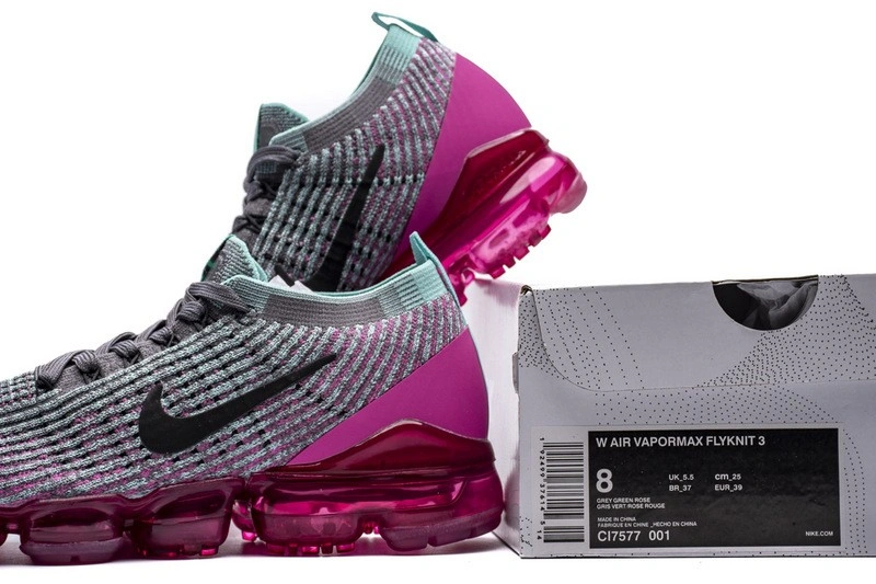 Nike Air VaporMax Flyknit 3 'Gunsmoke Fuchsia' Wmns   CI7577-001