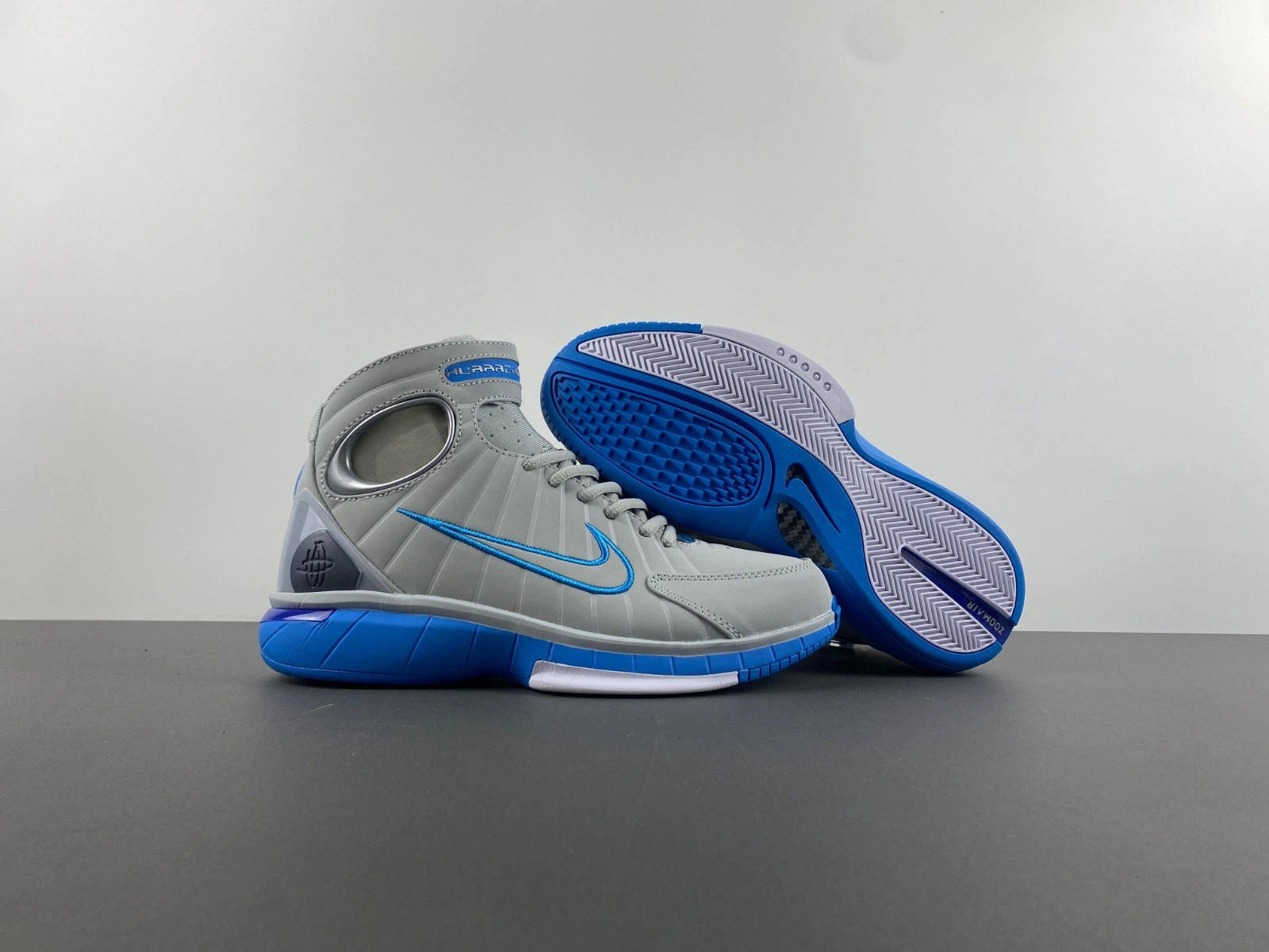 Nike Air Zoom Huarache 2K4 Wolf Grey Uni Blue Men's 308475-002