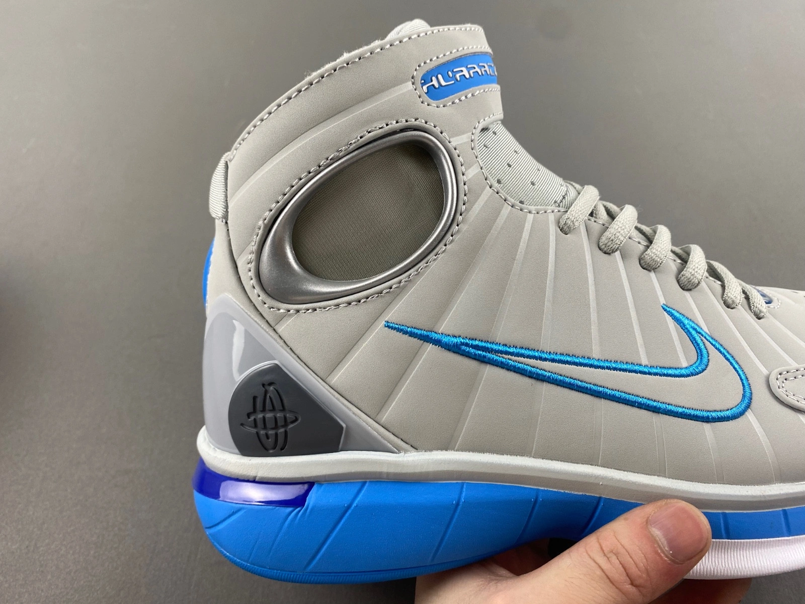 Nike Air Zoom Huarache 2K4 Wolf Grey Uni Blue Men's 308475-002