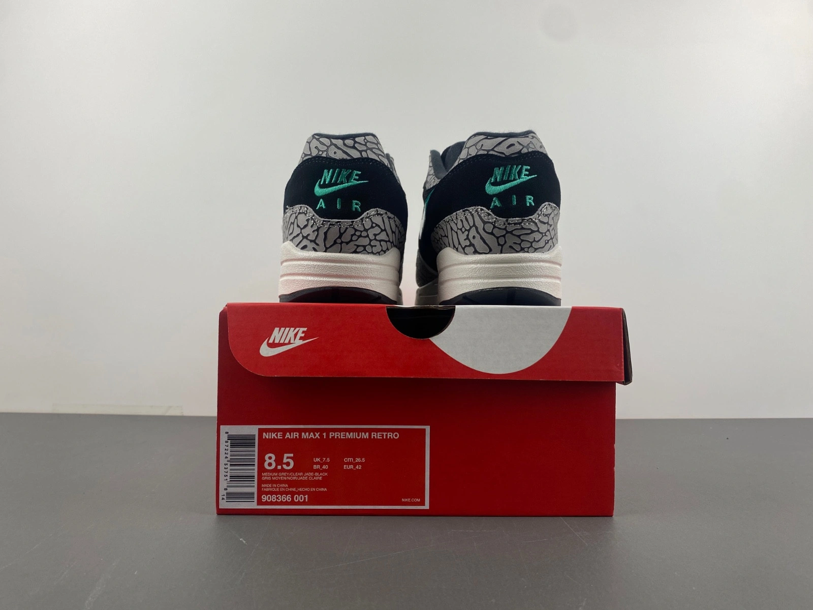 Nike Atmos x Air Max 1 Retro 2017 Elephant 908366-001