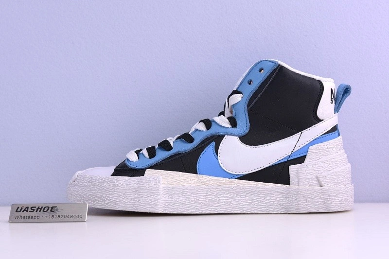 Nike Blazer High sacai White Black Legend Blue  BV0072-001