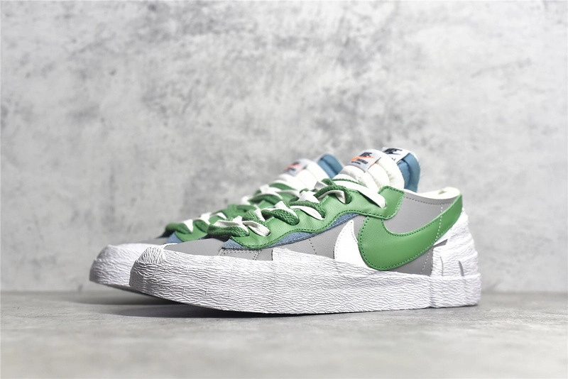 Nike Blazer Low sacai Medium Grey Classic Green - DD1877-001