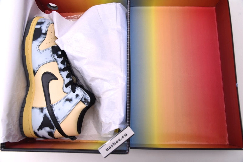 Nike Dunk High 1985 Black Acid Wash - DD9404-700