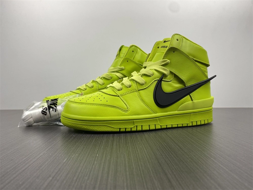 Nike Dunk High AMBUSH Flash Lime - CU7544-300