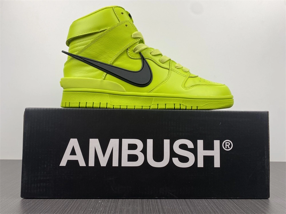 Nike Dunk High AMBUSH Flash Lime - CU7544-300