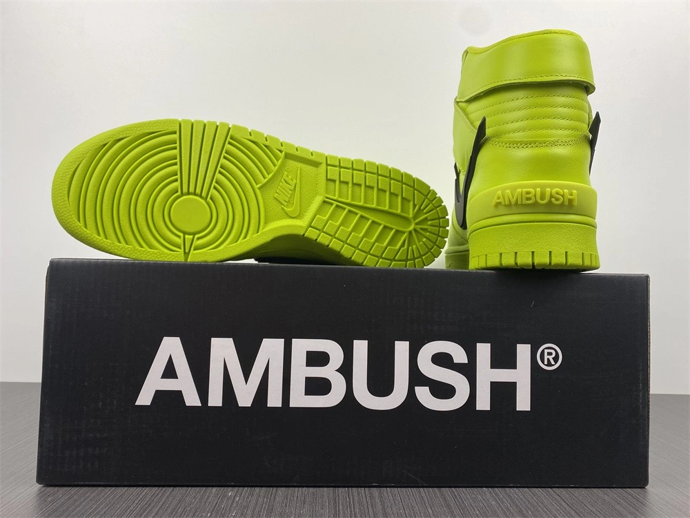 Nike Dunk High AMBUSH Flash Lime - CU7544-300
