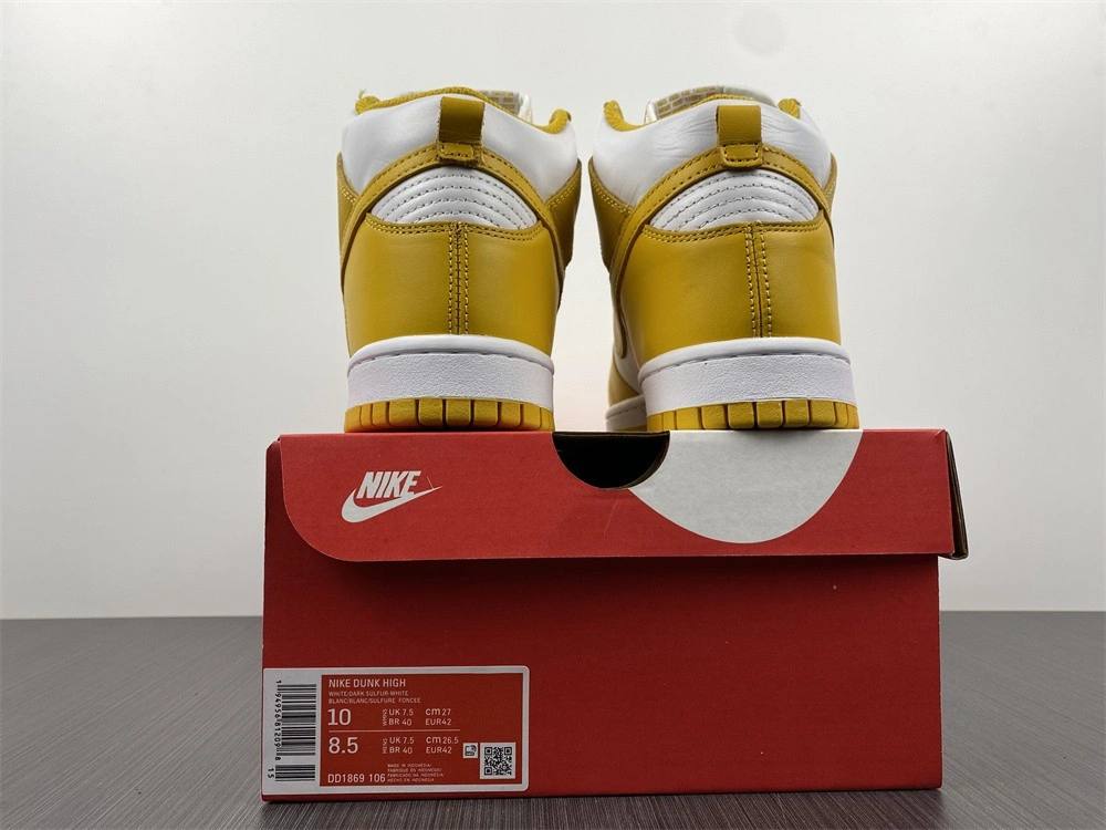 Nike Dunk High Dark Sulfur (W) - DD1869-106