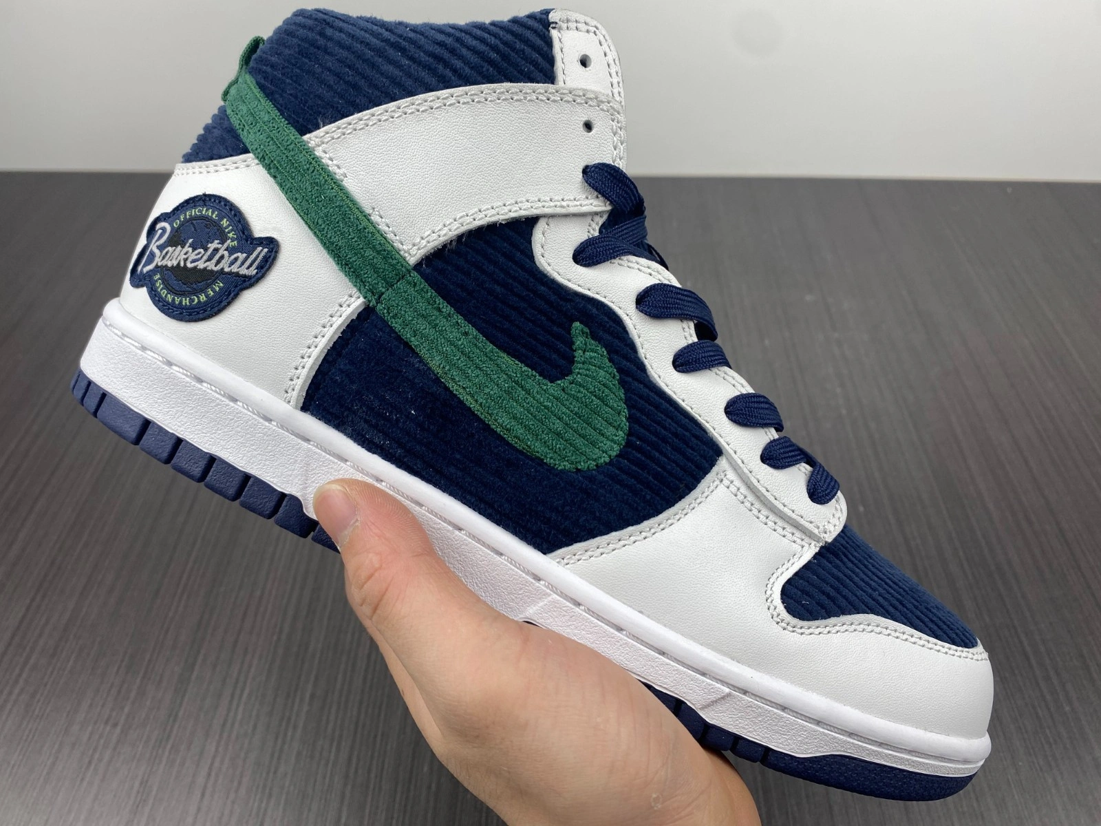 Nike Dunk High Sports Specialties White Navy  DH0953 400