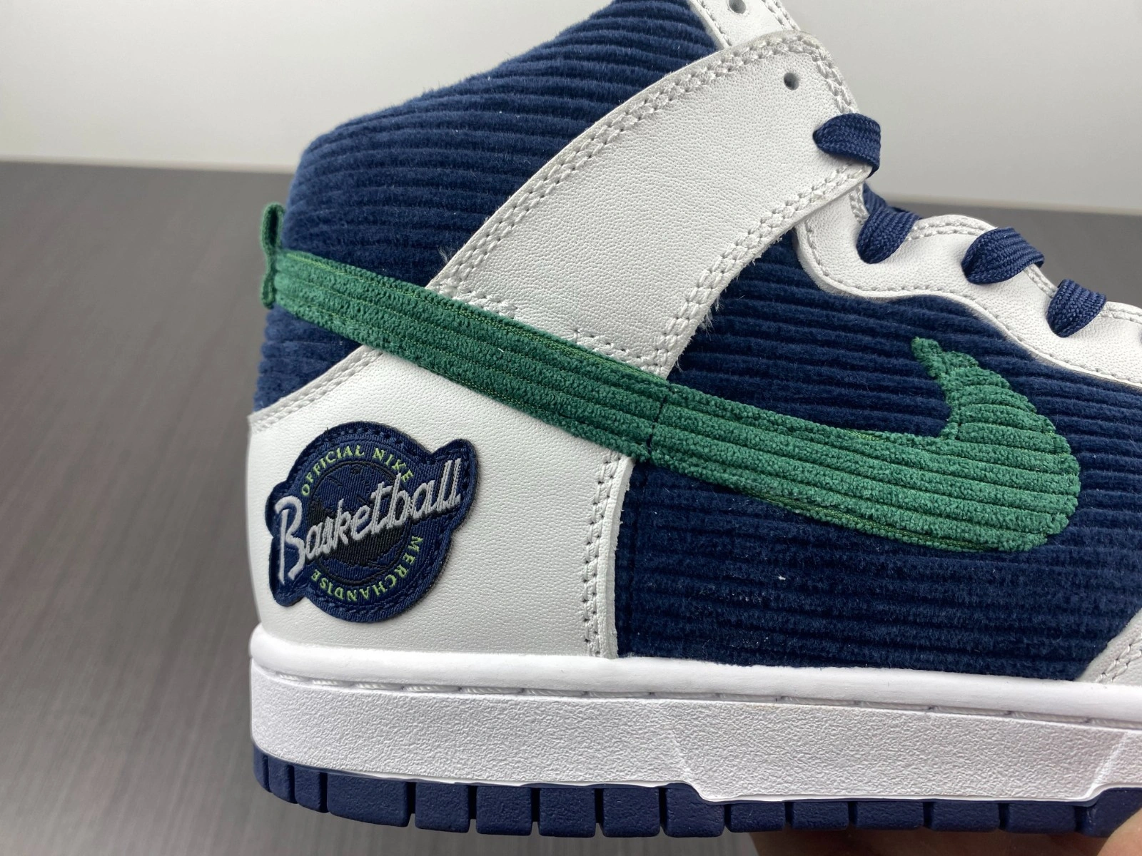 Nike Dunk High Sports Specialties White Navy  DH0953 400