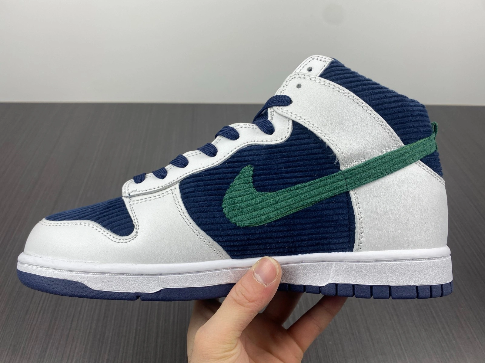 Nike Dunk High Sports Specialties White Navy  DH0953 400