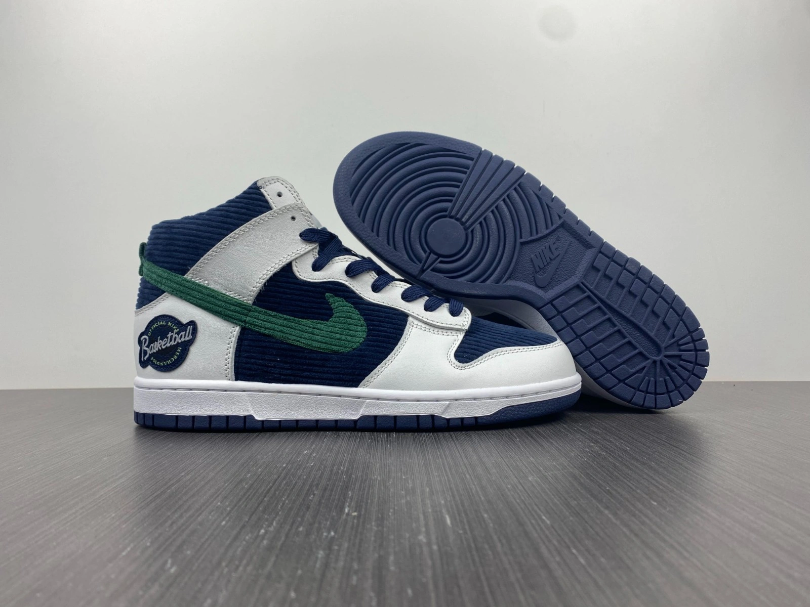 Nike Dunk High Sports Specialties White Navy  DH0953 400