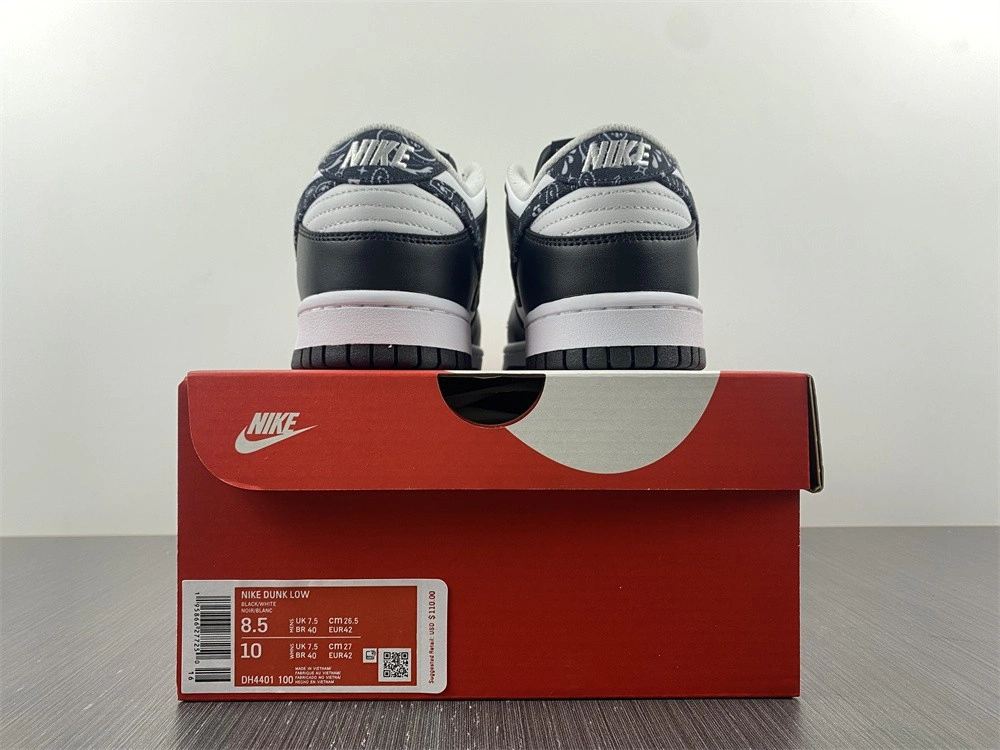 Nike Dunk Low Black Paisley (W) - DH4401-100