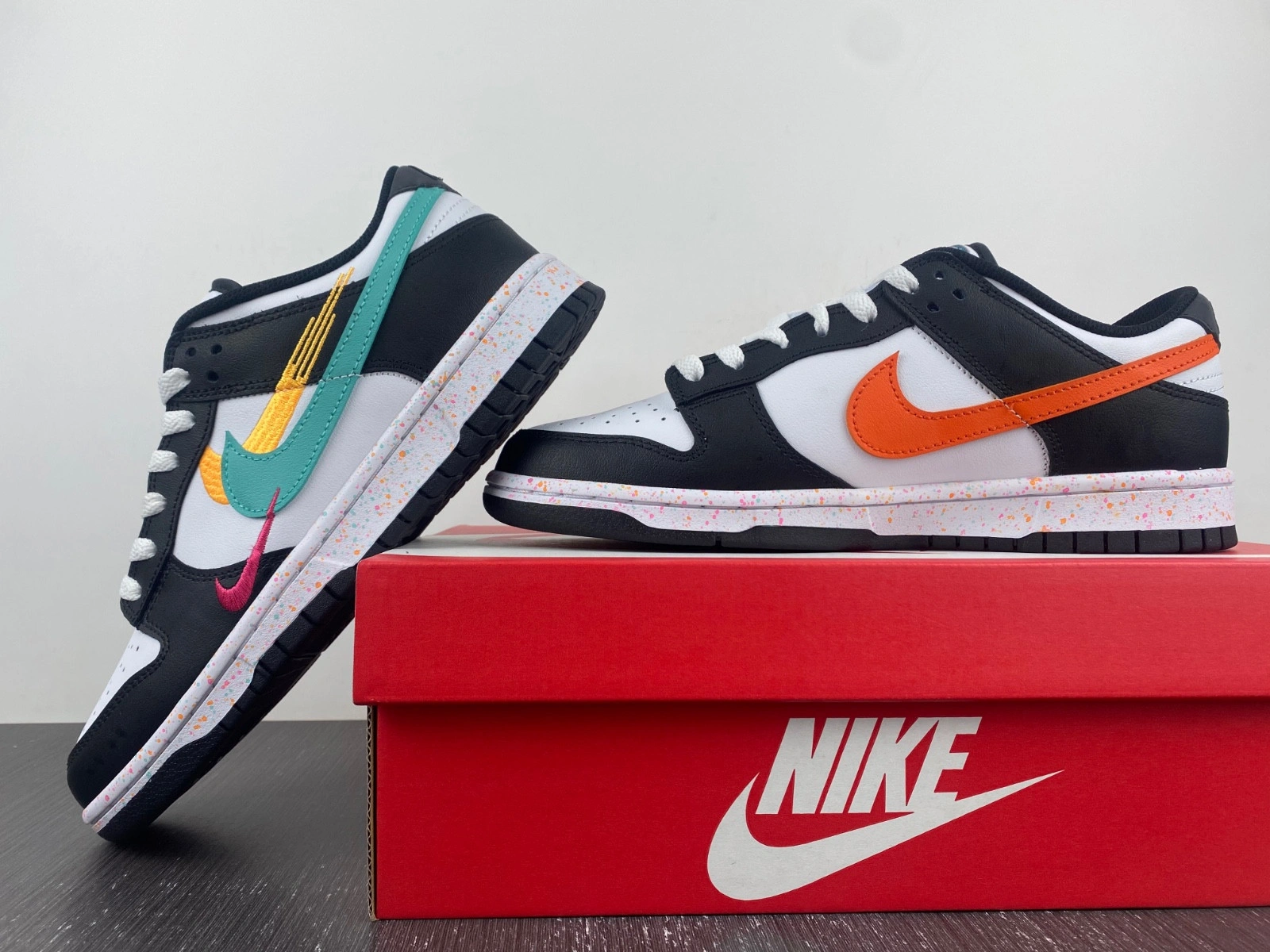 Nike Dunk Low Multiple Swooshes White Washed Teal (W)  FD4623-131