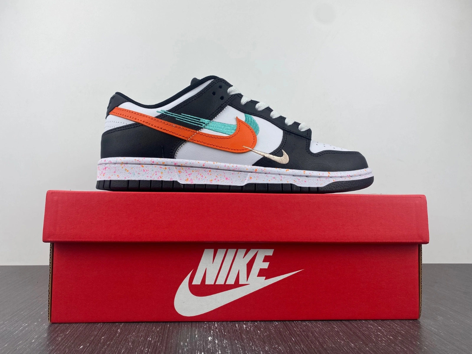 Nike Dunk Low Multiple Swooshes White Washed Teal (W)  FD4623-131