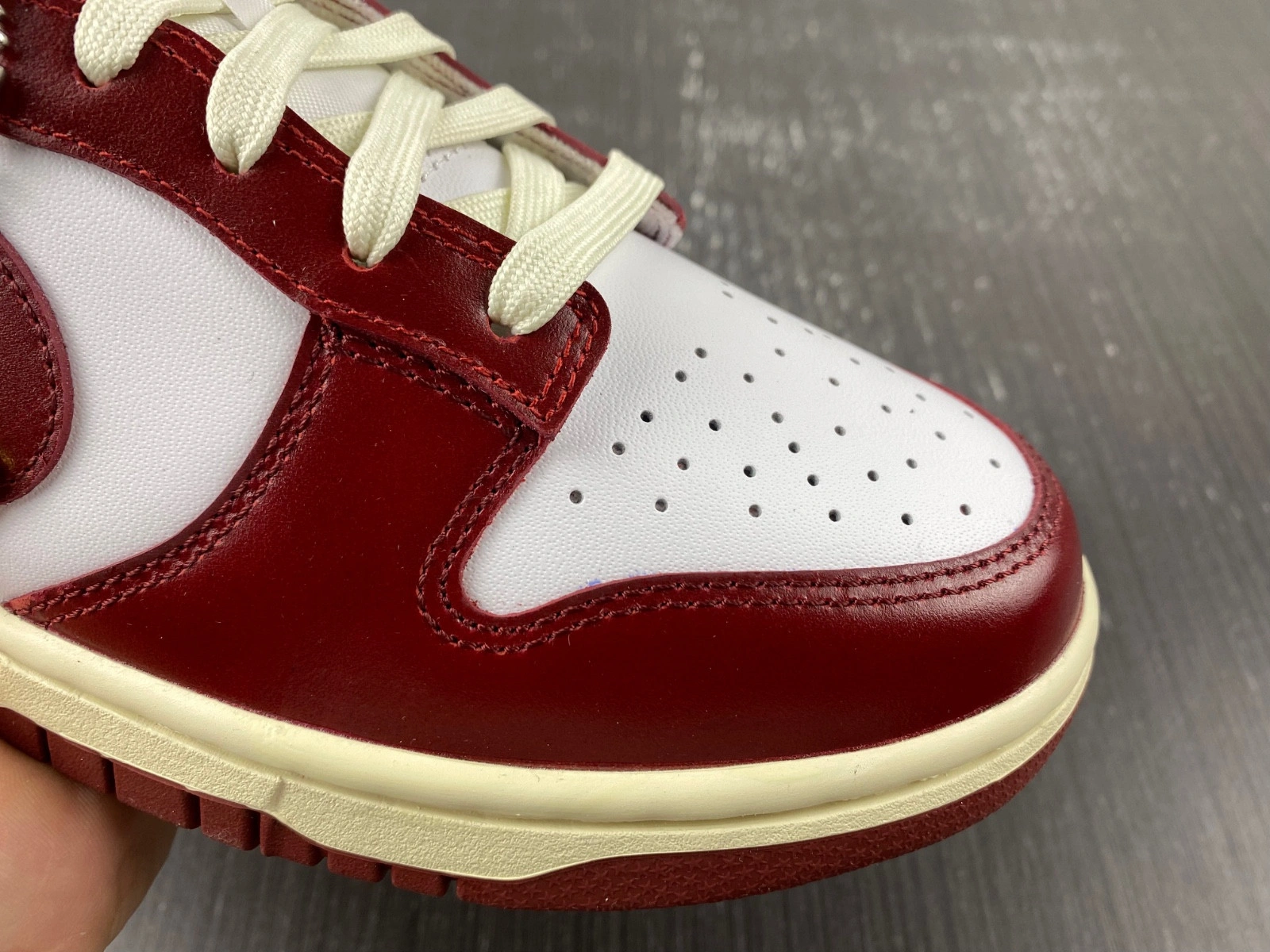Nike Dunk Low PRM Vintage Team Red (Women's) FJ4555-100