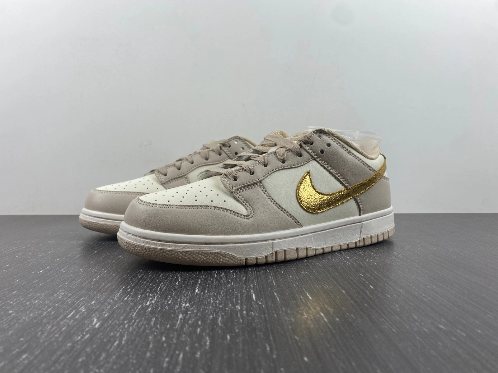 Nike Dunk Low Phantom Metallic Gold (Women's) DX5930-001