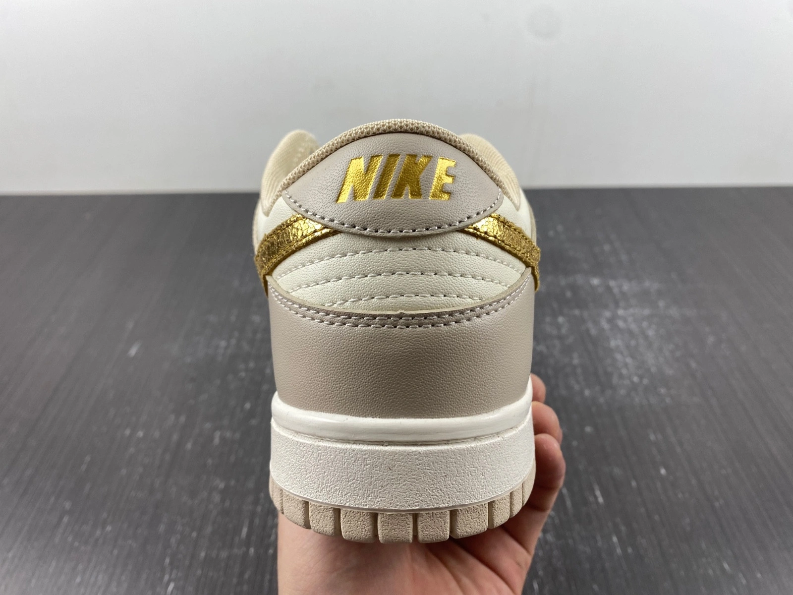 Nike Dunk Low Phantom Metallic Gold (Women's) DX5930-001