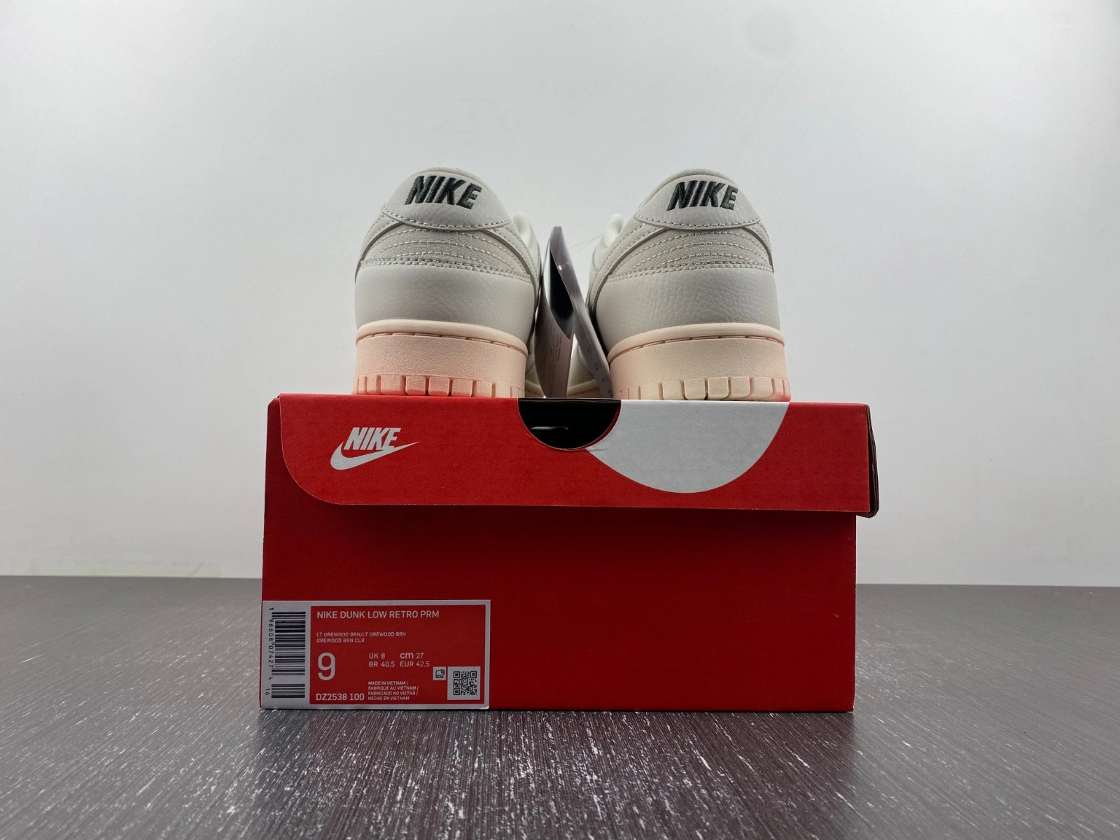 Nike Dunk Low Premium Light Orewood Brown Men's  DZ2538-100