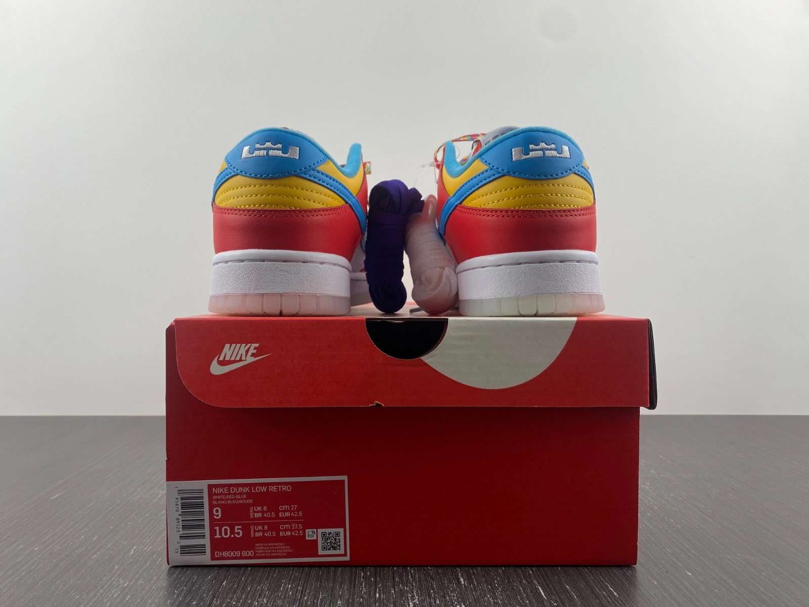 Nike Dunk Low QS LeBron James Fruity Pebbles  DH8009-600