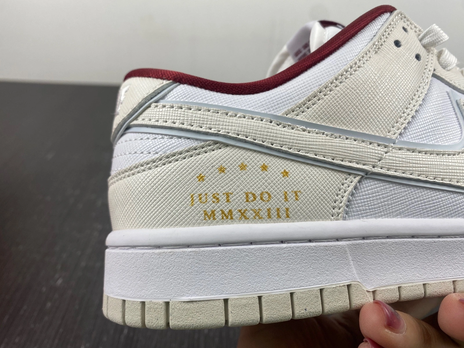 Nike Dunk Low SE Just Do It White Phantom (Women's)  DV1160-100