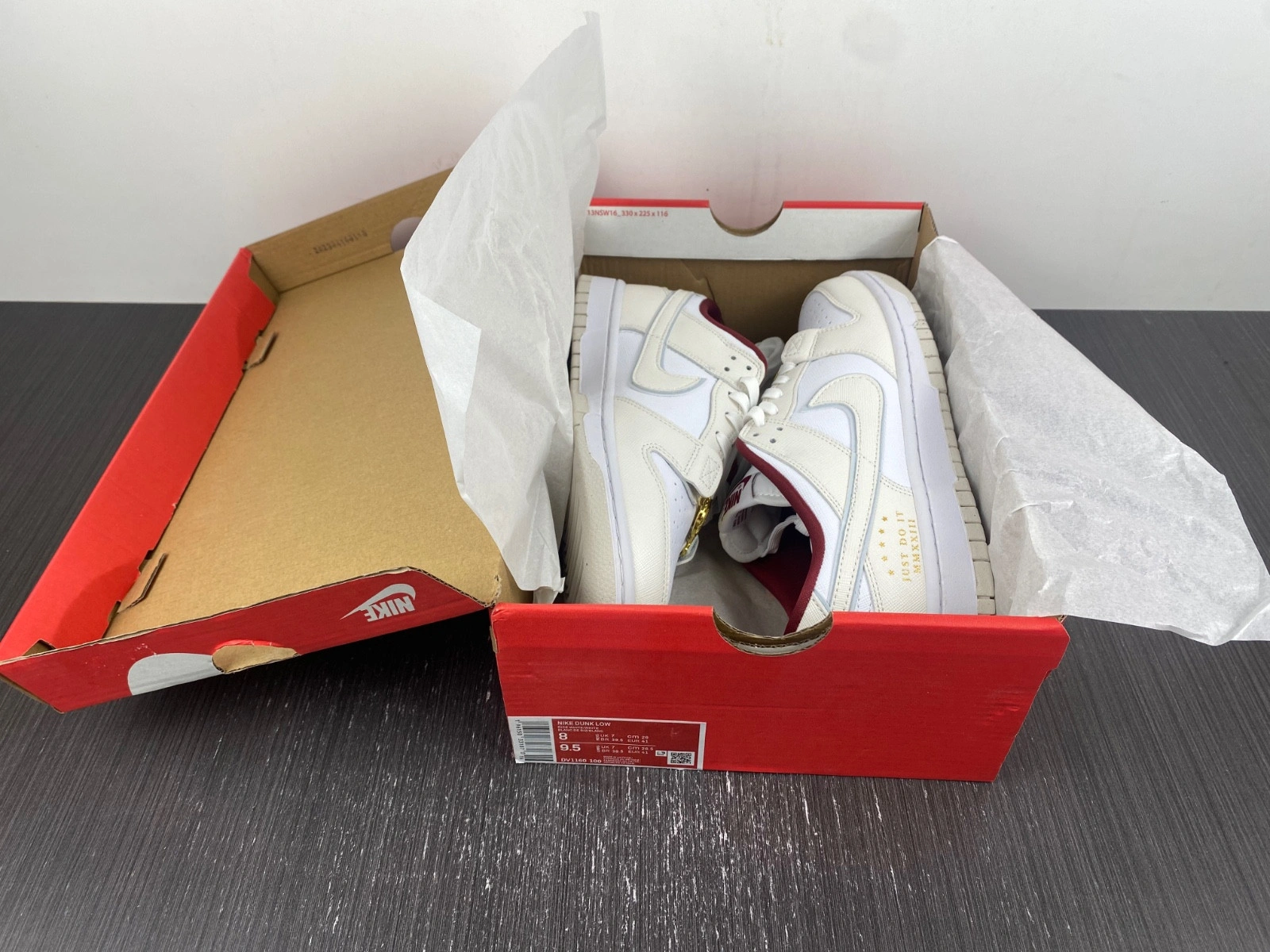 Nike Dunk Low SE Just Do It White Phantom (Women's)  DV1160-100