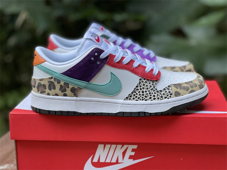 Nike Dunk Low Safari Mix (Women's) - DN3866-100