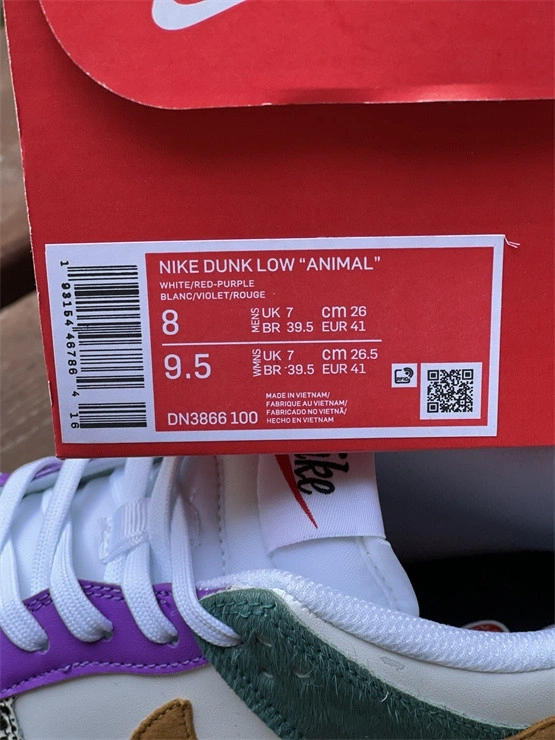 Nike Dunk Low Safari Mix (Women's) - DN3866-100