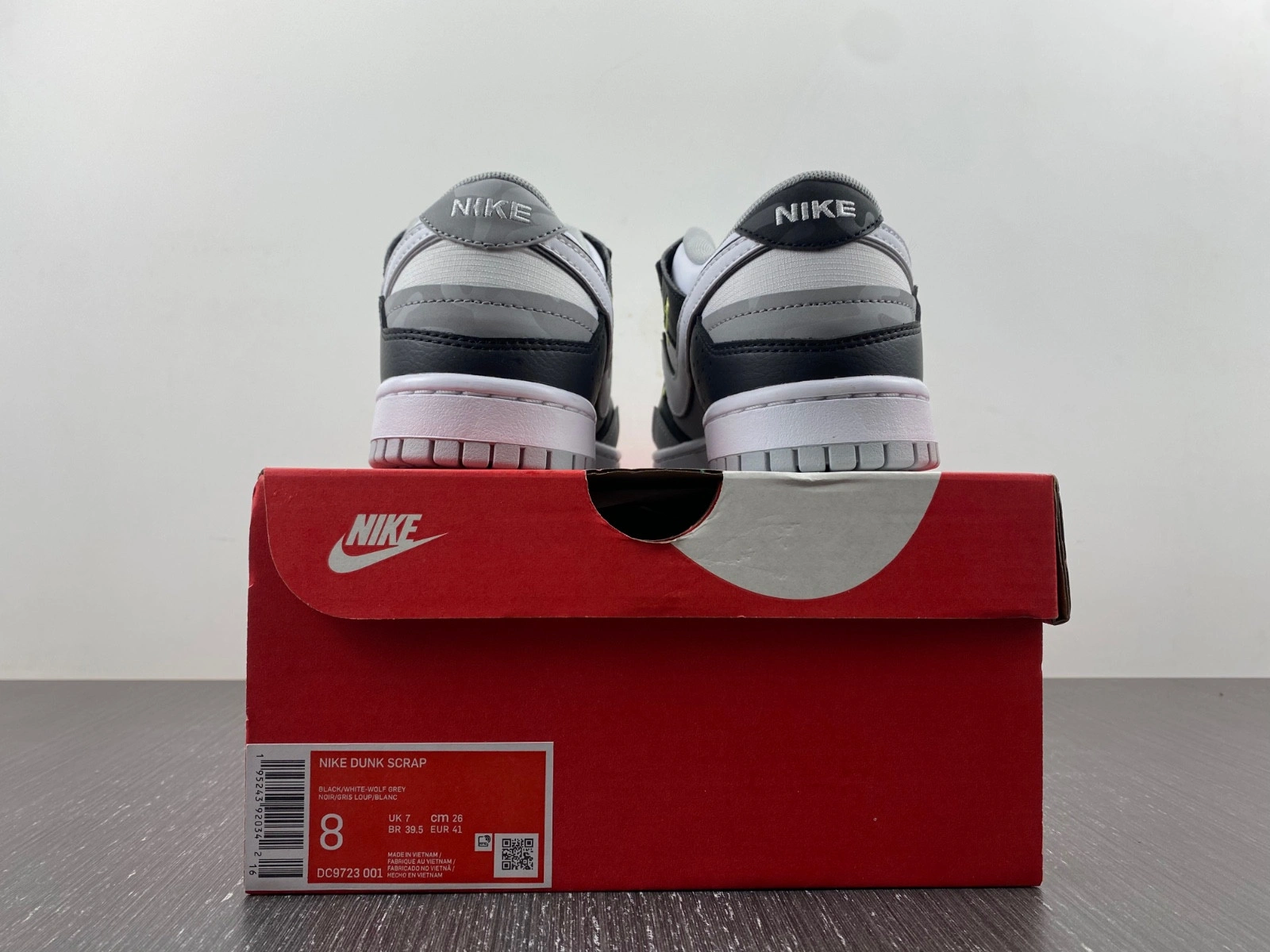 Nike Dunk Low Scrap Wolf Grey Light Lemon Twist  DC9723-001