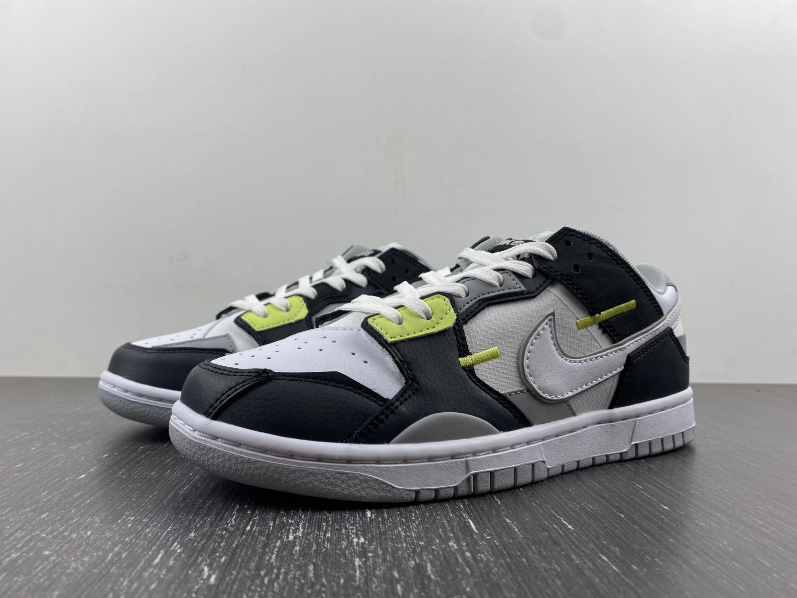 Nike Dunk Low Scrap Wolf Grey Light Lemon Twist  DC9723-001