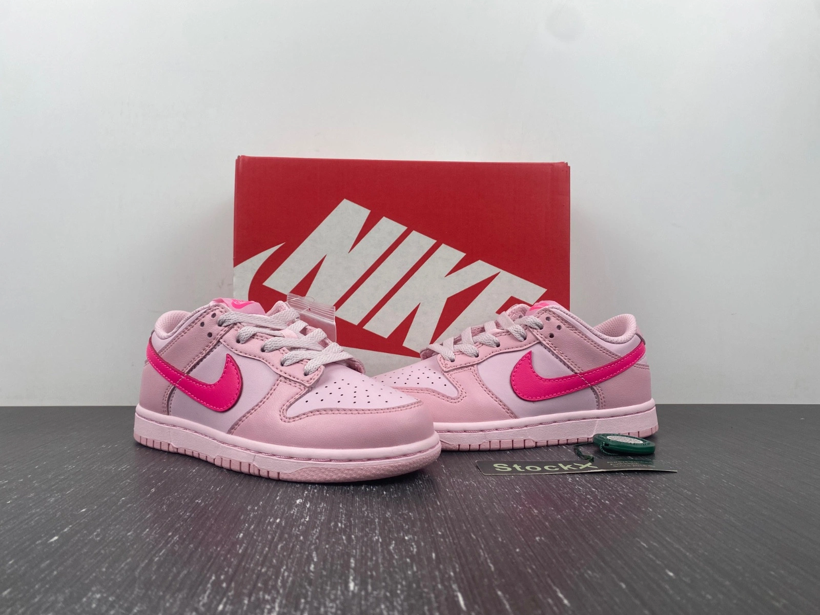 Nike Dunk Low Triple Pink (PS) Kids' - DH9756-600
