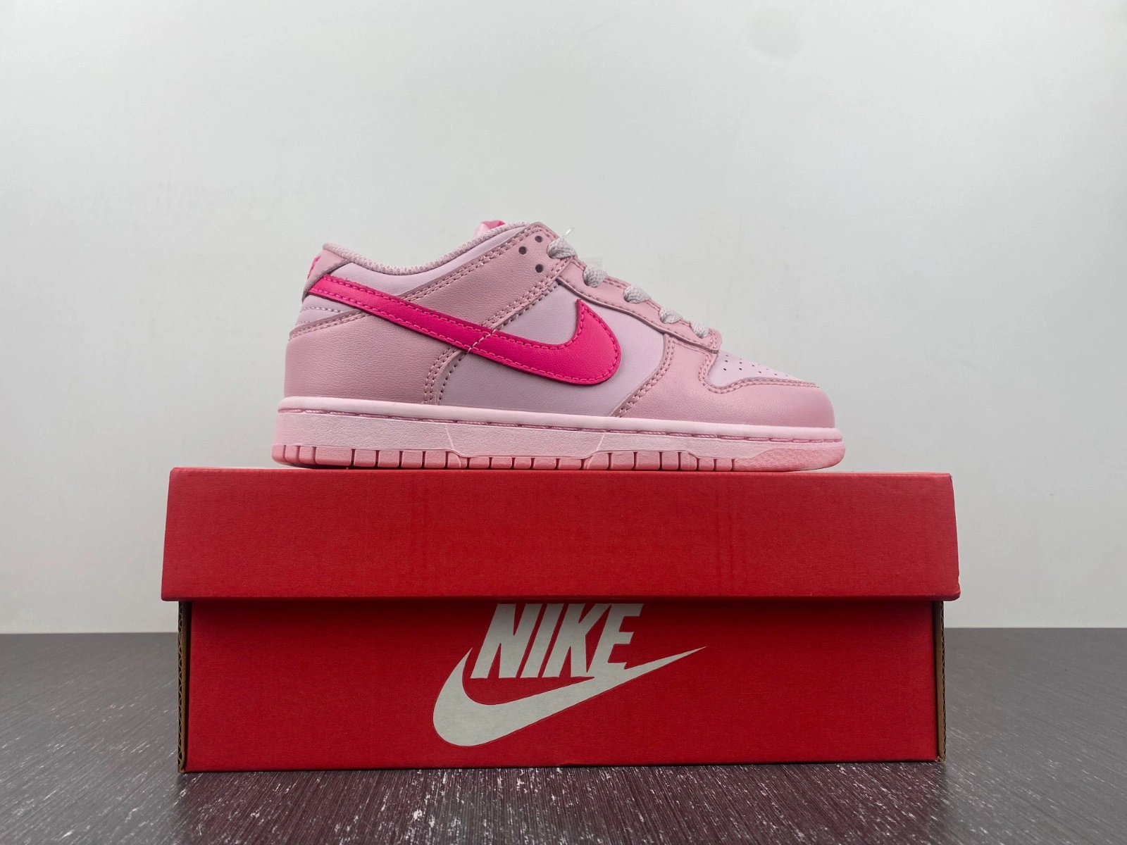 Nike Dunk Low Triple Pink (PS) Kids' - DH9756-600