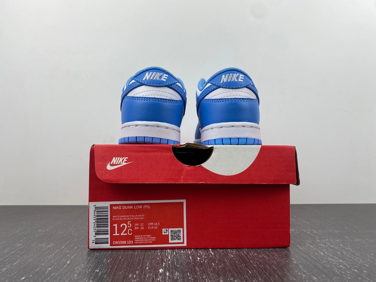 Nike Dunk Low UNC (2021) (PS) Kids' - CW1588-103