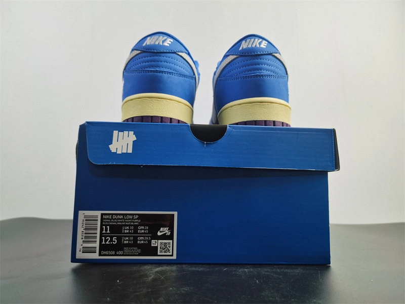 Nike Dunk Low UNDEFEATED 5 On It Dunk vs. AF1 - DH6508-400