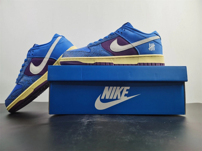 Nike Dunk Low UNDEFEATED 5 On It Dunk vs. AF1 - DH6508-400