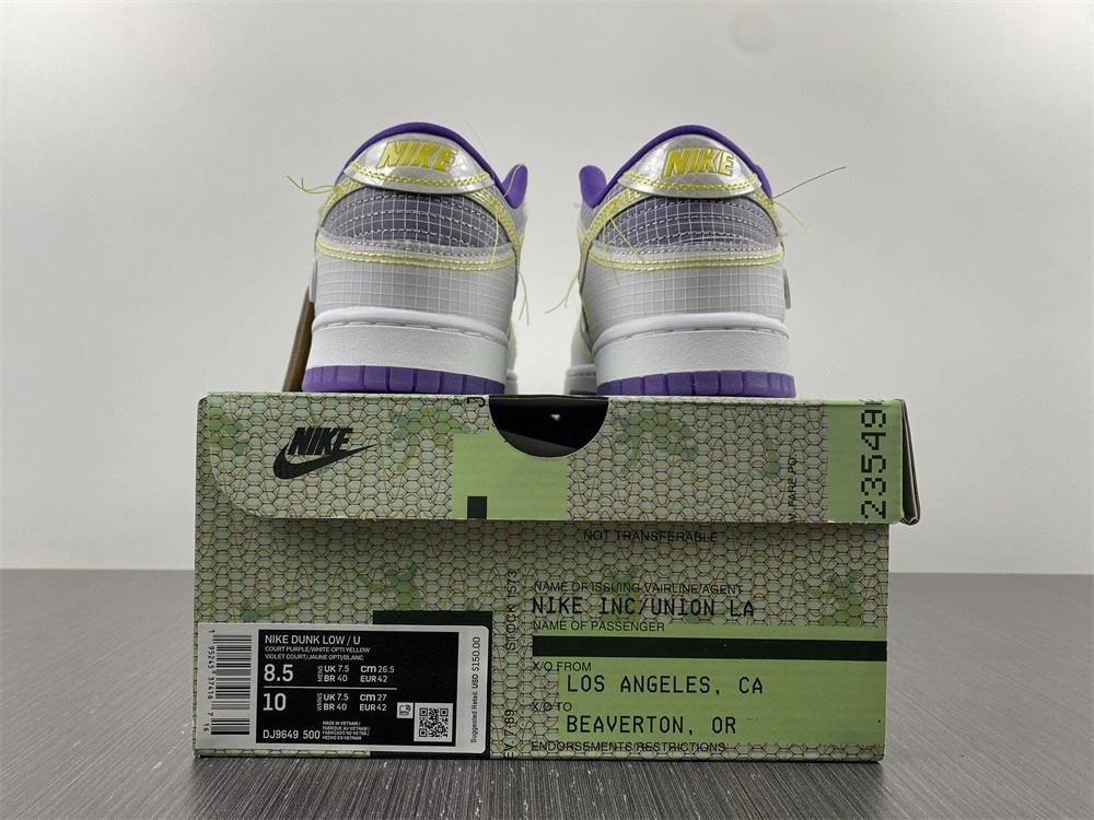 Nike Dunk Low Union Passport Pack Court Purple   DJ9649-500