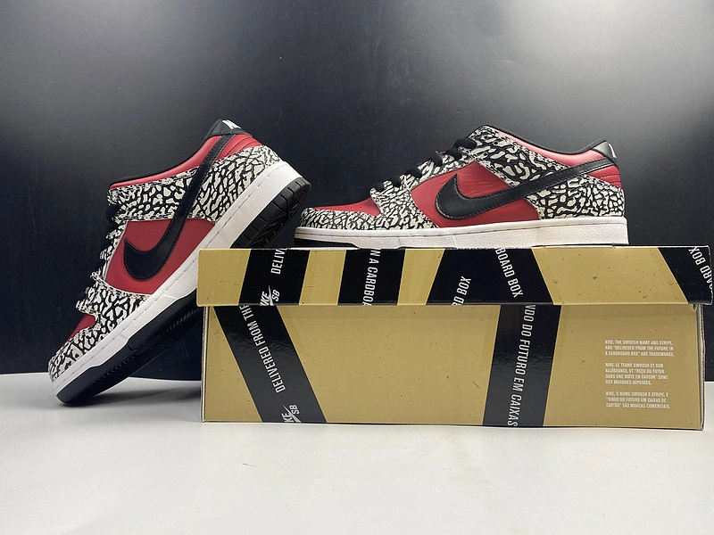 Nike Dunk SB Low Red Cement (2012)  313170-600