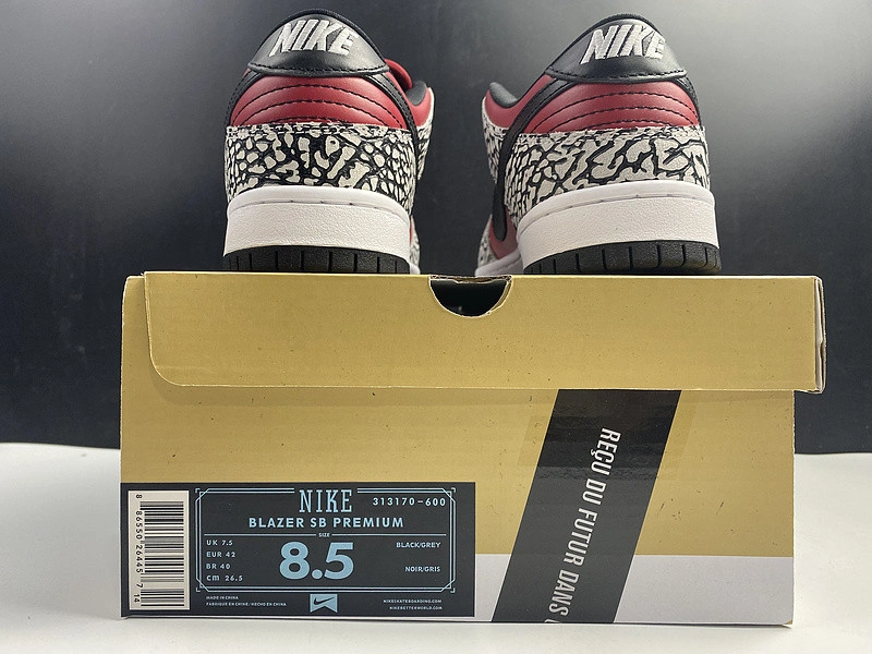 Nike Dunk SB Low Red Cement (2012)  313170-600