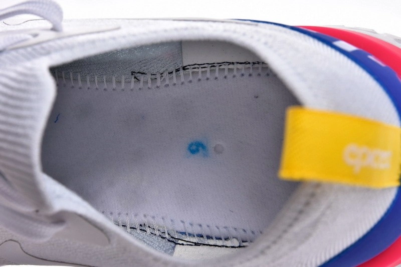 Nike Epic React Flyknit White Racer Blue Pink Blast  AQ0067-101