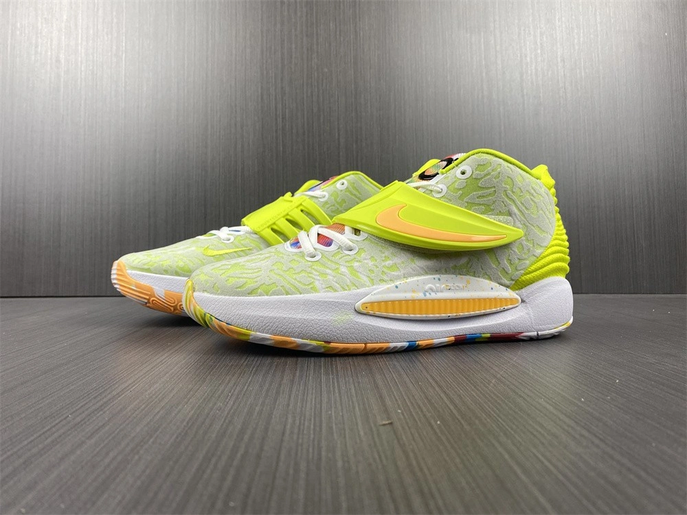 Nike KD 14 White Lime Green - CZ0170-101