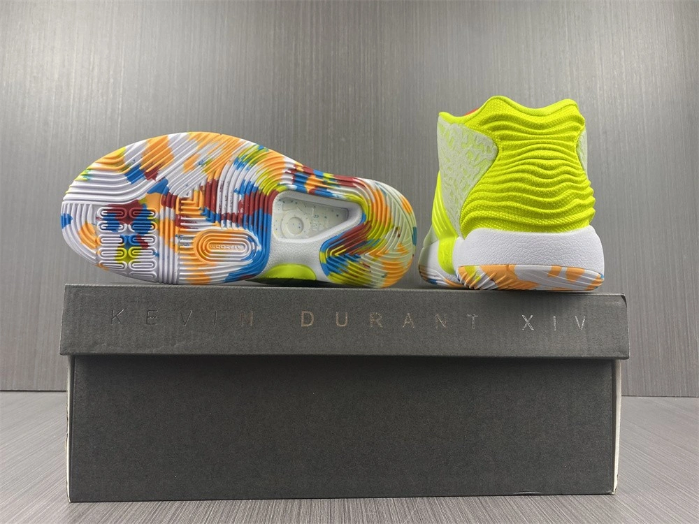 Nike KD 14 White Lime Green - CZ0170-101