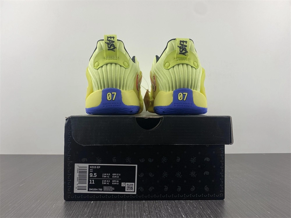 Nike KD 15 Aimbot Volt Yellow Black DM1054-700
