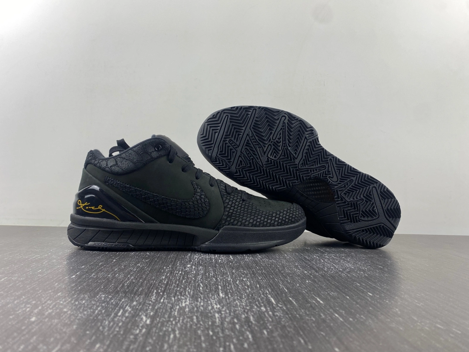 Nike Kobe 4 Protro Black University Gold FQ3544-001