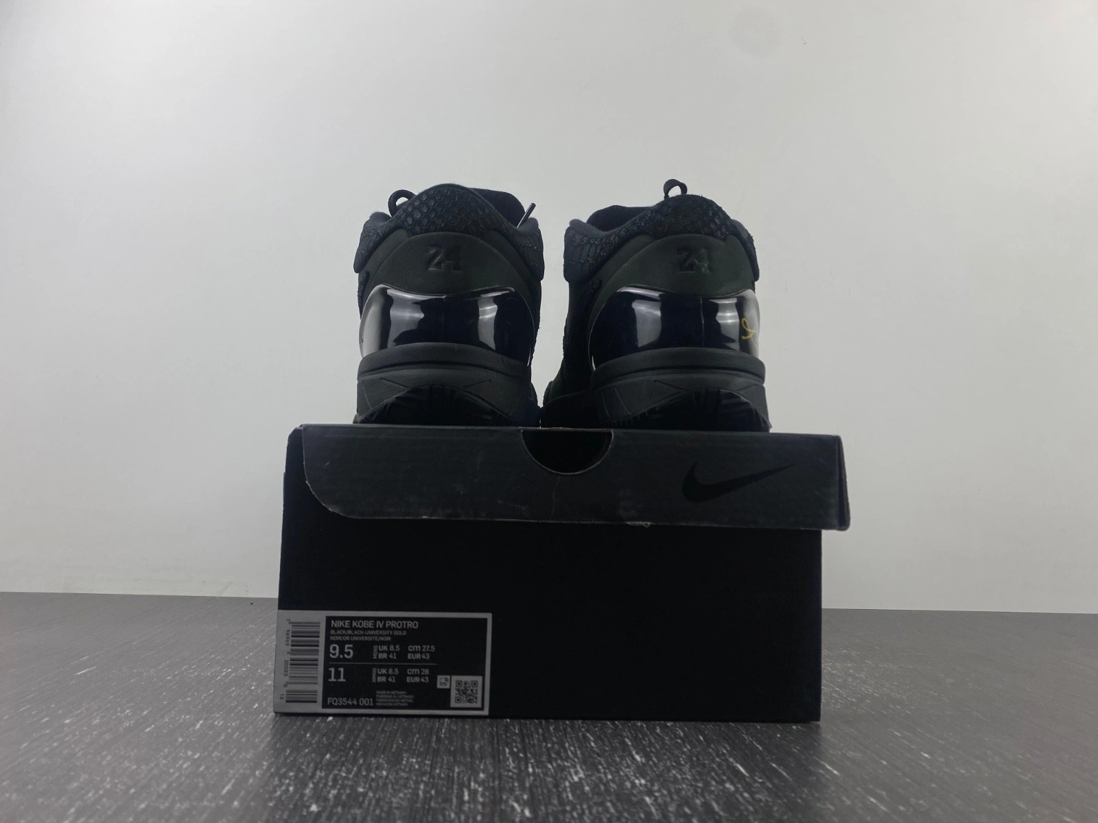 Nike Kobe 4 Protro Black University Gold FQ3544-001