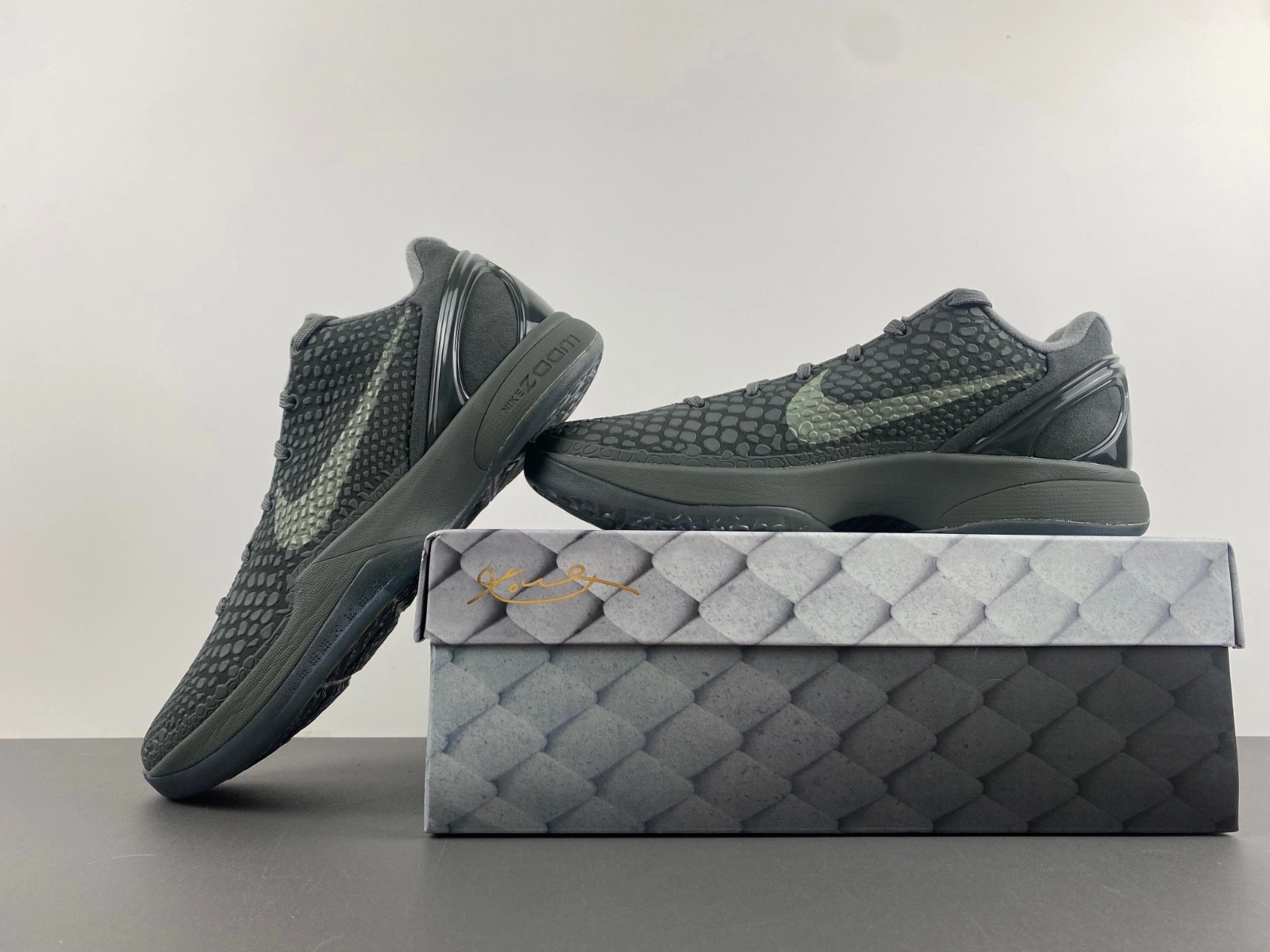Nike Kobe 6 'Fade to Black' 869457‑ 007