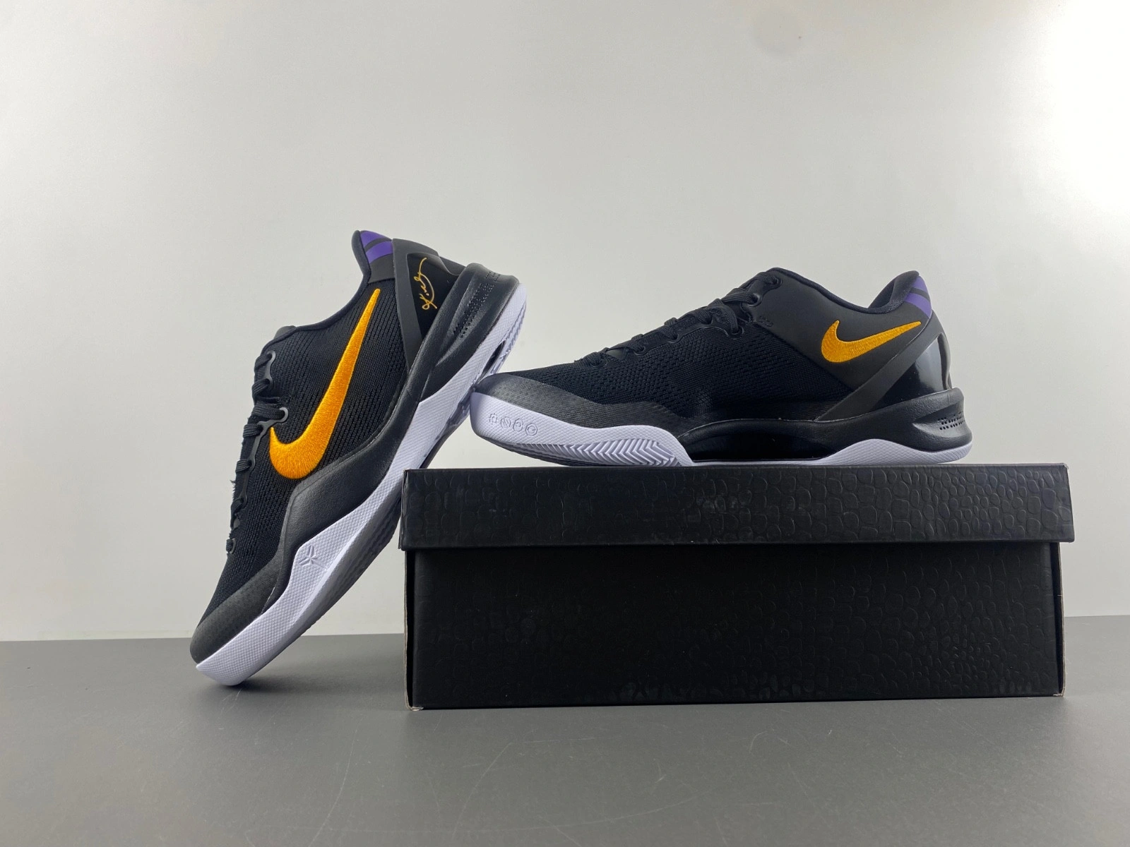 Nike Kobe 8 Protro Black University Gold HF9550-001