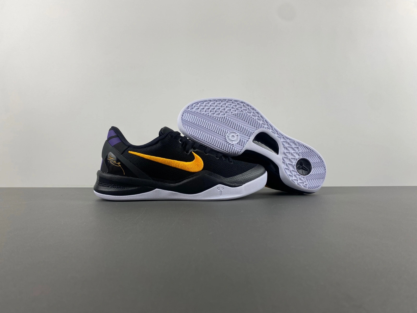 Nike Kobe 8 Protro Black University Gold HF9550-001