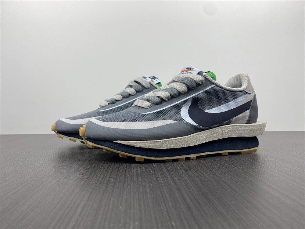Nike LD Waffle sacai CLOT Kiss of Death 2 Cool Grey  DH3114-001