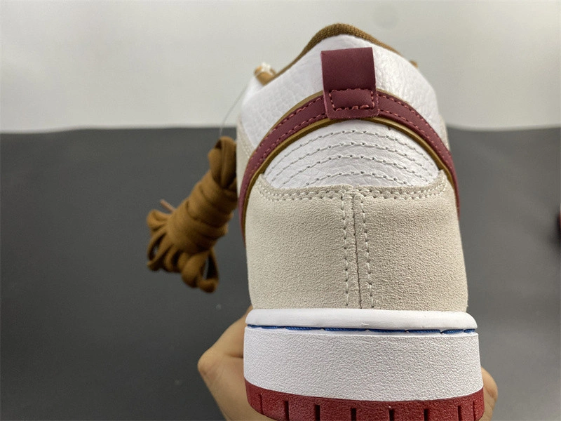 Nike SB Dunk High Sail Bright Crimson - CV9499-100