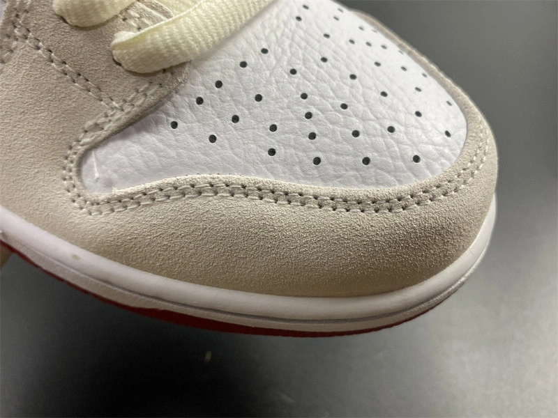 Nike SB Dunk High Sail Bright Crimson - CV9499-100