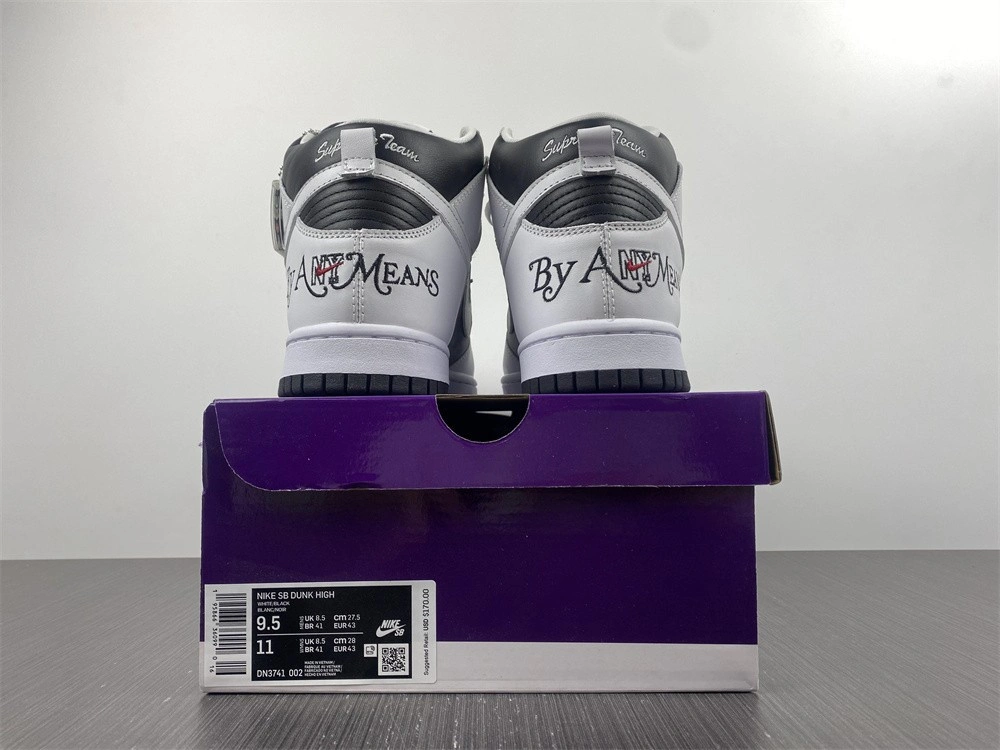 Nike SB Dunk High Supreme By Any Means Black   DN3741-002